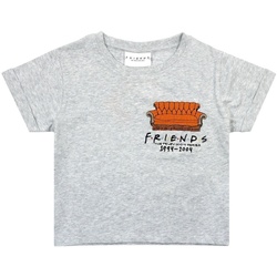 Textiel Meisjes T-shirts korte mouwen Friends  Grijs