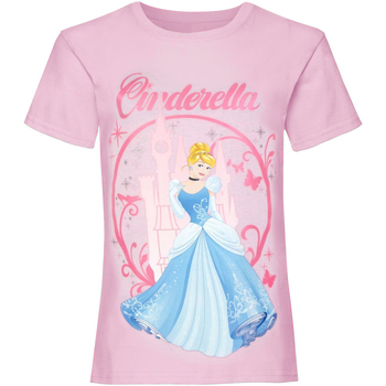 Textiel Meisjes T-shirts met lange mouwen Cinderella  Rood