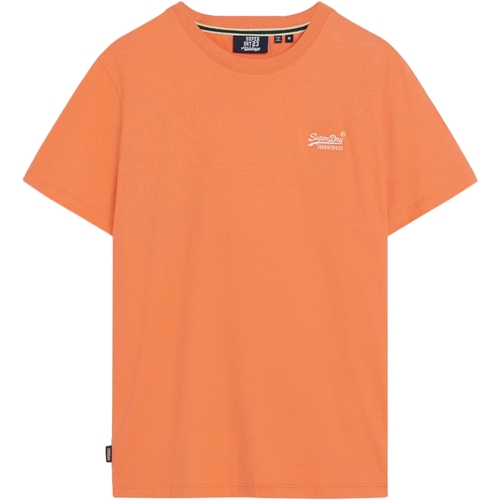 Textiel Heren T-shirts korte mouwen Superdry 235471 Oranje