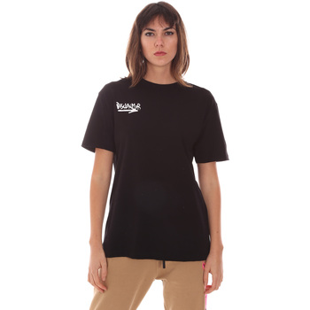 Textiel Dames T-shirts korte mouwen Disclaimer 21IDS50965 Zwart