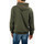 Textiel Heren Sweaters / Sweatshirts Takeshy Kurosawa 83186 | Felpa Hoodie Cappuccio Stampato Groen