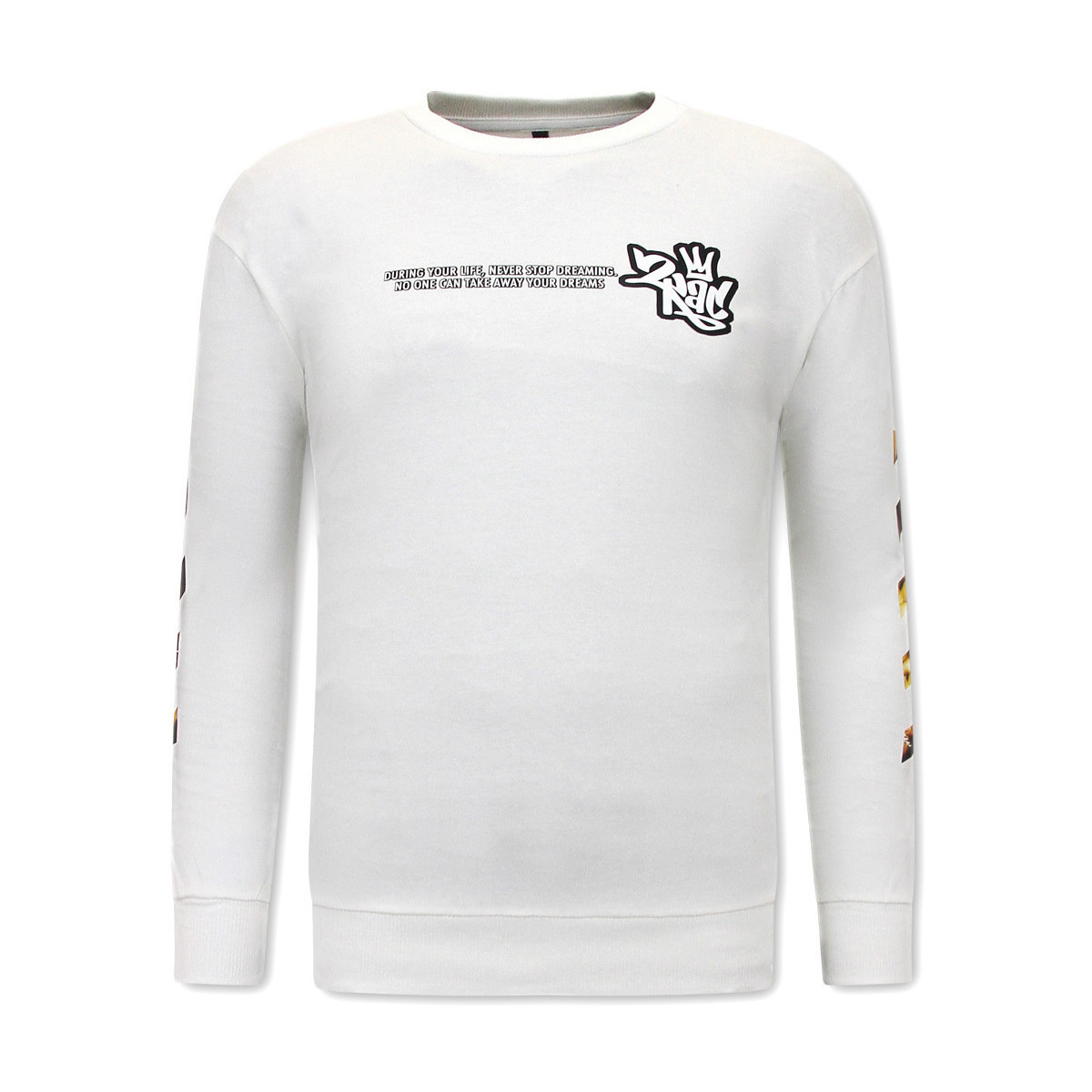 Textiel Heren Sweaters / Sweatshirts Ikao Tupac Shakur Pac Wit