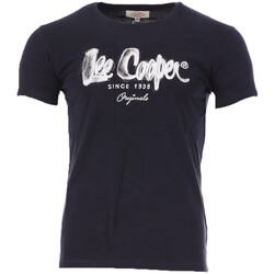 Textiel Heren T-shirts korte mouwen Lee Cooper  Blauw