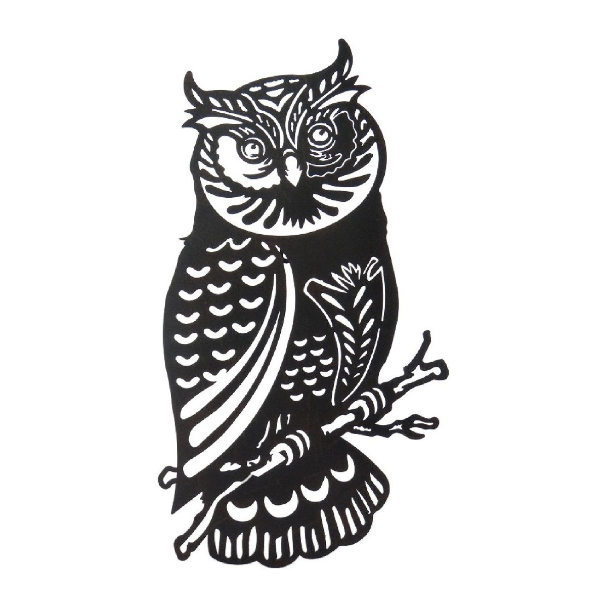 Wonen Beeldjes  Signes Grimalt Ornament Wall Owl Zwart