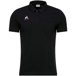 Textiel Heren T-shirts & Polo’s Le Coq Sportif Polo Presentation Zwart