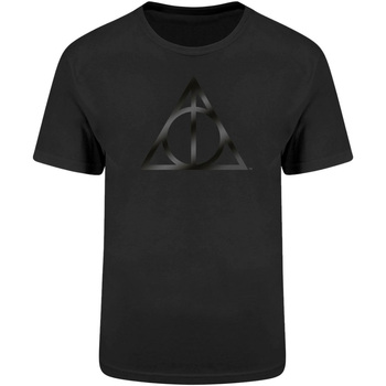 Textiel T-shirts korte mouwen Harry Potter  Zwart