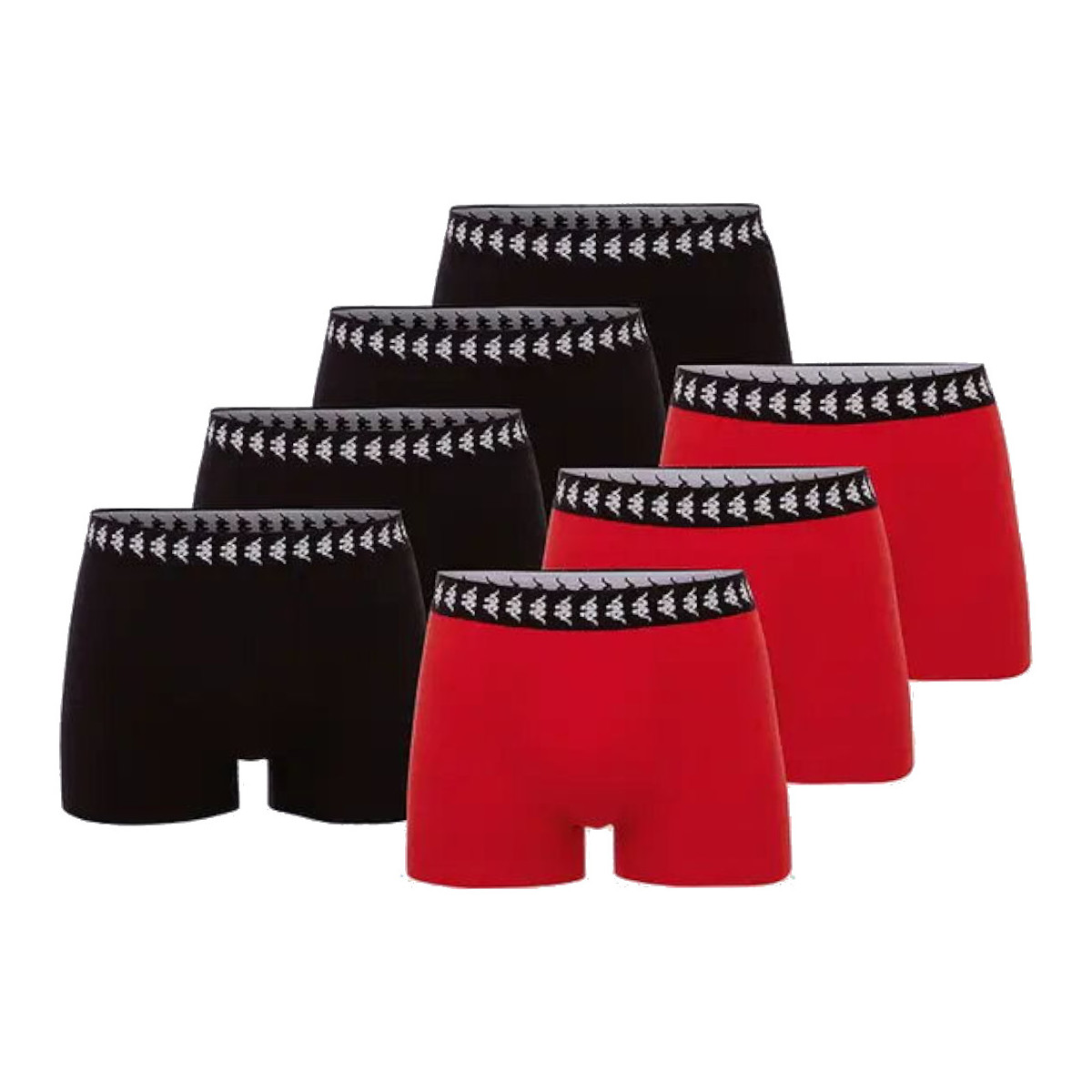 Ondergoed Heren Boxershorts Kappa Zid 7pack Boxer Shorts Zwart