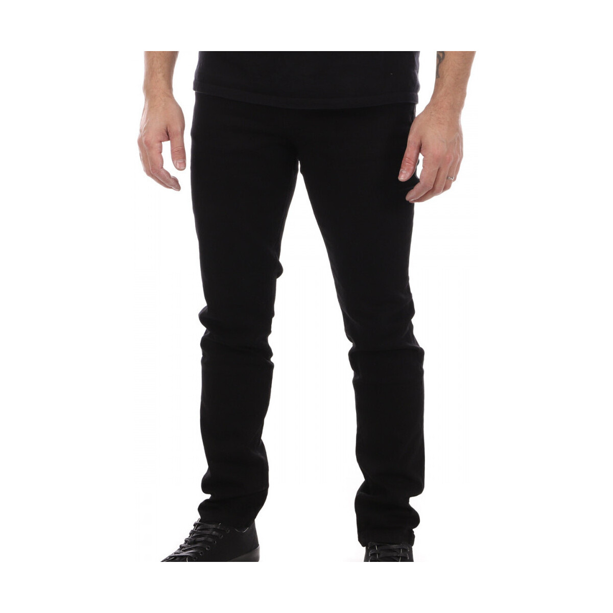Textiel Heren Straight jeans Schott  Zwart
