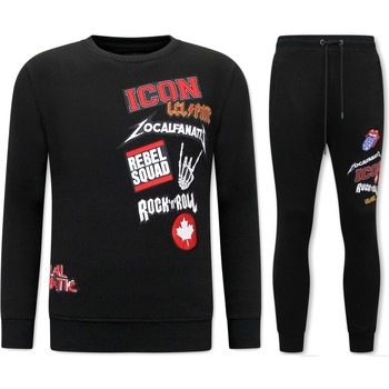 Textiel Heren Trainingspakken Lf Joggingpak ICON Rocks Zwart