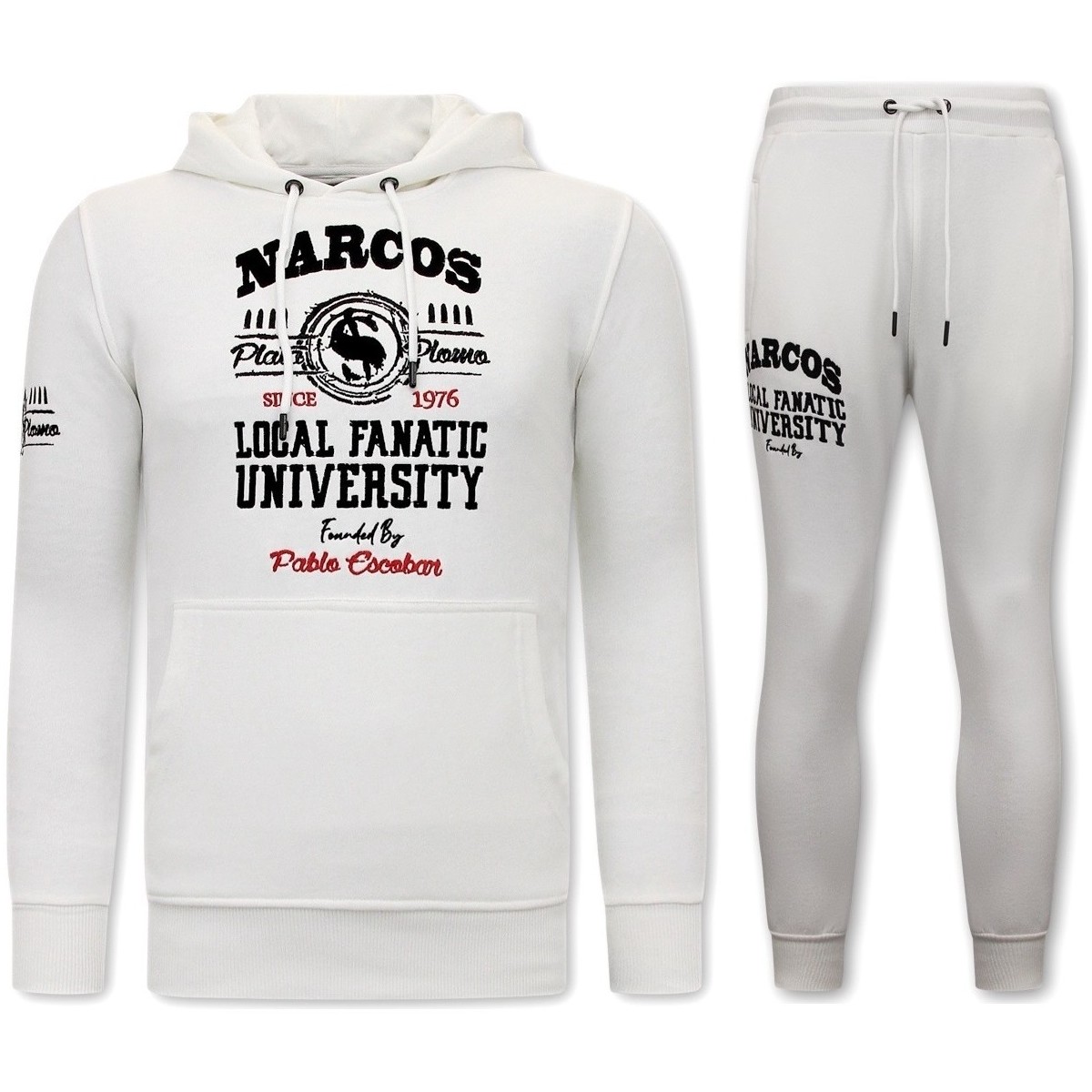 Textiel Heren Trainingspakken Lf Joggingspak Narcos University Wit