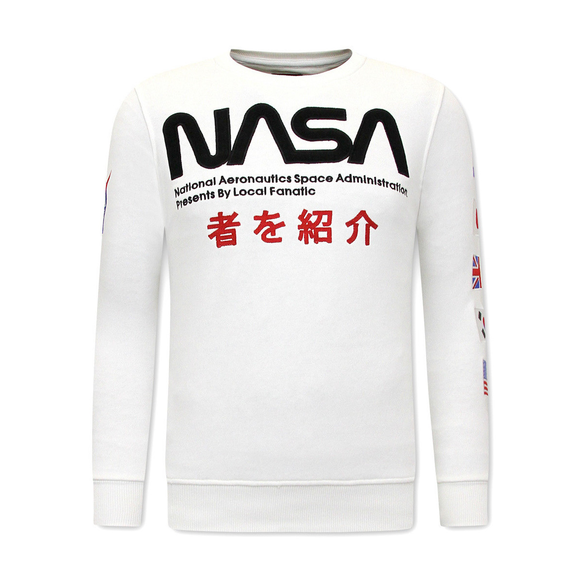 Textiel Heren Sweaters / Sweatshirts Local Fanatic NASA International Wit