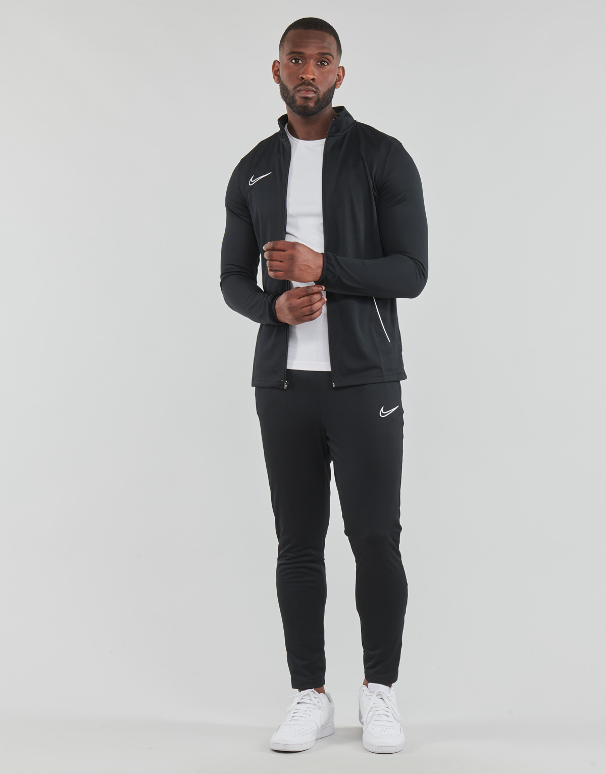 Textiel Heren Trainingspakken Nike Dri-FIT Miler Knit Soccer Zwart