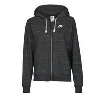 Textiel Dames Sweaters / Sweatshirts Nike Full-Zip Hoodie Zwart / Wit