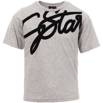 Textiel Kinderen T-shirts korte mouwen G-Star Raw  Grijs