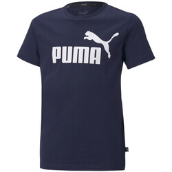 Textiel Jongens T-shirts korte mouwen Puma  Blauw