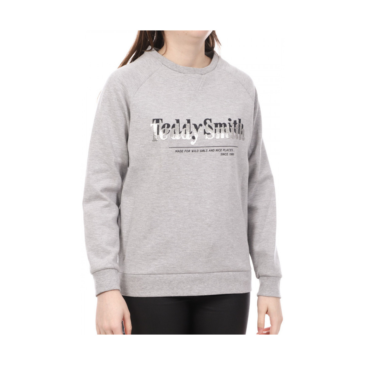 Textiel Dames Sweaters / Sweatshirts Teddy Smith  Grijs