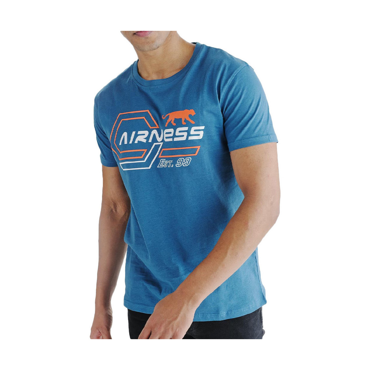 Textiel Heren T-shirts & Polo’s Airness  Blauw