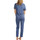 Textiel Dames Pyjama's / nachthemden Lisca Pyjama broek top korte mouwen Juliette Blauw