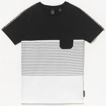 Textiel Jongens T-shirts & Polo’s Le Temps des Cerises T-shirt FULTOBO Zwart