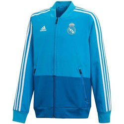 Textiel Jongens Trainings jassen adidas Originals Real Madrid Pre Jkt Blauw