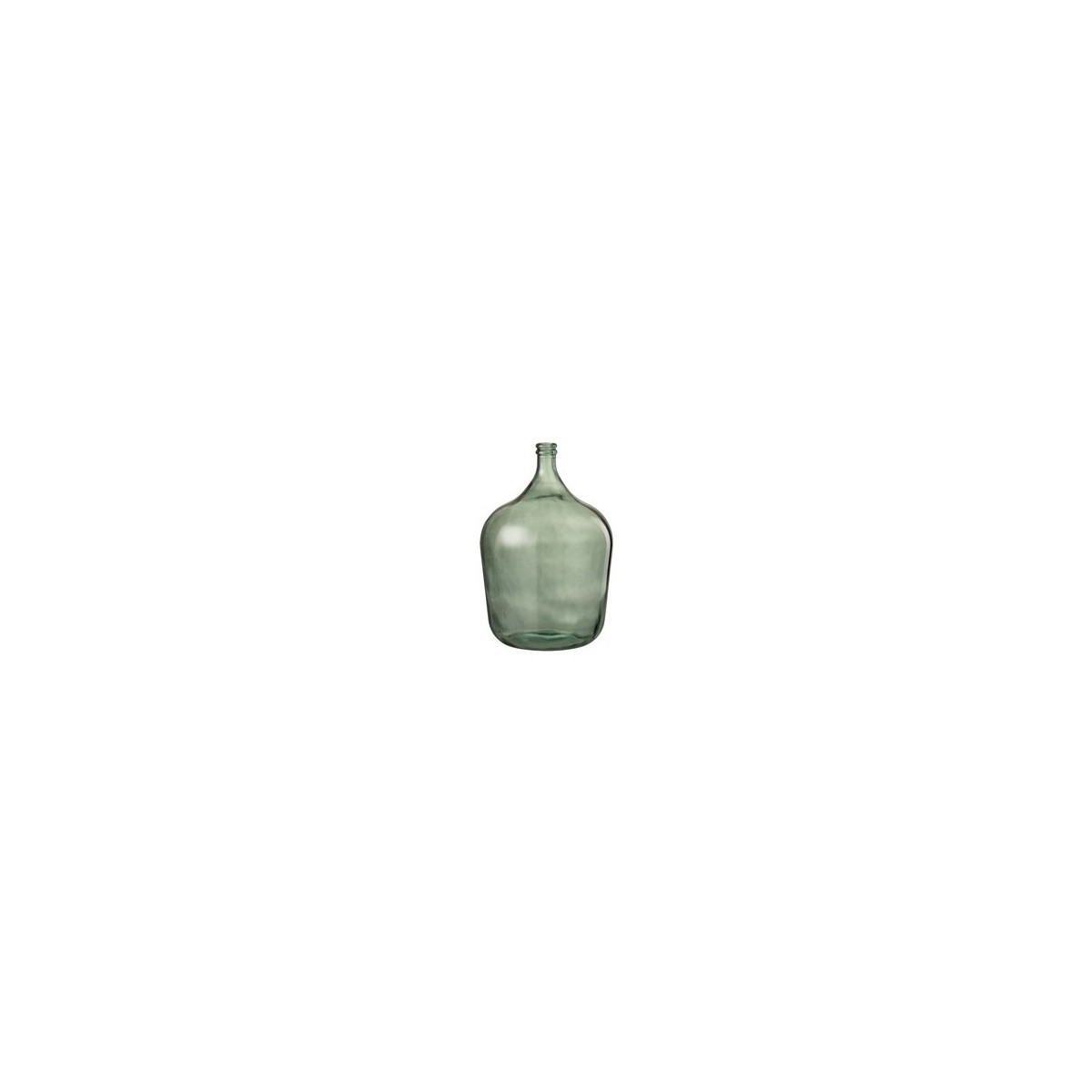 Wonen Vazen / potten voor binnen J-line VASE CARAFE VERRE VERT L (35.5x35.5x56cm) Groen