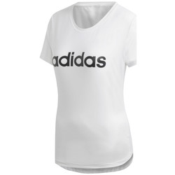 Textiel Dames T-shirts korte mouwen adidas Originals adidas Design 2 Move Logo Tee Wit