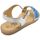 Schoenen Kinderen Sandalen / Open schoenen MTNG 47553 Laminado Silver Blauw