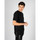 Textiel Heren T-shirts korte mouwen Les Hommes LKT144 740U | Relaxed Fit Lyocell T-Shirt Zwart
