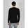 Textiel Heren Truien Les Hommes LKK103-606U | Fit Jumper In Fine Gage Pocket With Zip Zwart