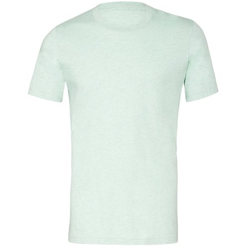Textiel T-shirts met lange mouwen Bella + Canvas CVC3001 Blauw