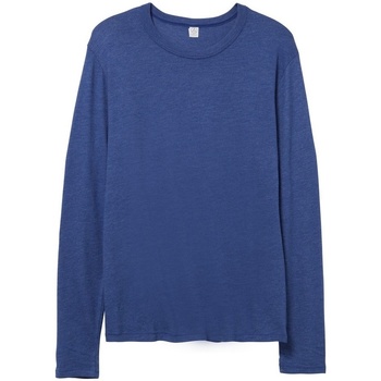 Textiel T-shirts met lange mouwen Alternative Apparel AT014 Blauw