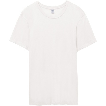 Textiel Heren T-shirts met lange mouwen Alternative Apparel AT015 Wit
