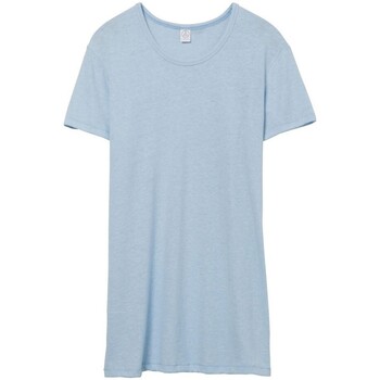 Textiel Dames T-shirts korte mouwen Alternative Apparel AT006 Blauw