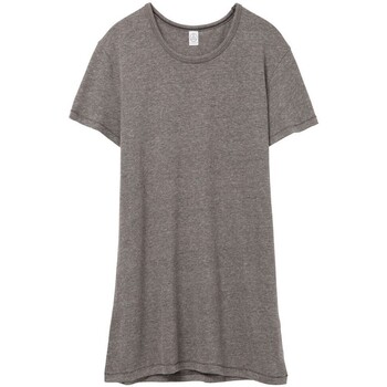 Textiel Dames T-shirts met lange mouwen Alternative Apparel AT006 Grijs