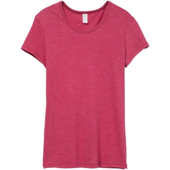 Textiel Dames T-shirts met lange mouwen Alternative Apparel AT006 Rood