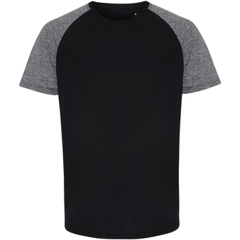 Textiel Heren T-shirts met lange mouwen Tridri TR018 Zwart