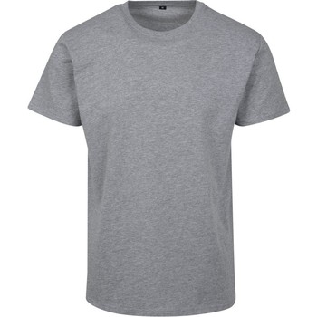 Textiel Heren T-shirts met lange mouwen Build Your Brand BY090 Grijs