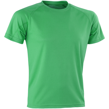 Textiel Heren T-shirts met lange mouwen Spiro S287X Groen
