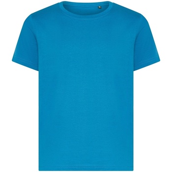 Textiel Kinderen T-shirts korte mouwen Ecologie EA001B Blauw