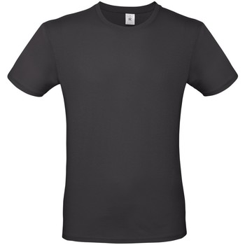 Textiel Heren T-shirts met lange mouwen B And C BA210 Zwart
