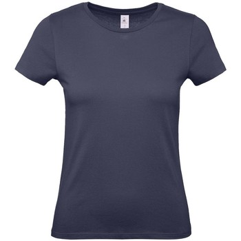 Textiel Dames T-shirts met lange mouwen B And C B210F Blauw