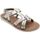 Schoenen Kinderen Sandalen / Open schoenen Cheiw Baby 47245 - Laminado Silver Zilver