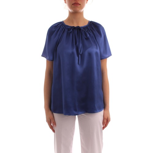 Textiel Dames Overhemden Manila Grace C026SU Blauw