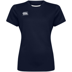 Textiel Dames T-shirts korte mouwen Canterbury CN260F Blauw