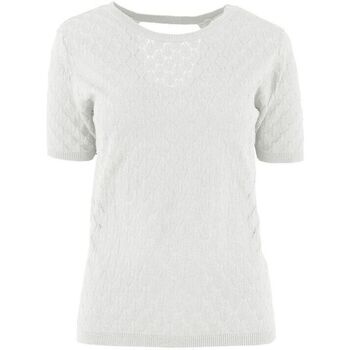 Textiel Dames Tops / Blousjes Vila Kastana Top - White Alyssum Wit