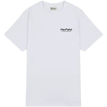 Textiel Heren T-shirts korte mouwen Penfield T-shirt  Hudson Script Wit
