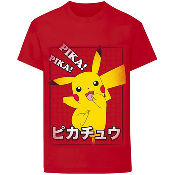 Textiel Kinderen T-shirts korte mouwen Pokemon  Rood