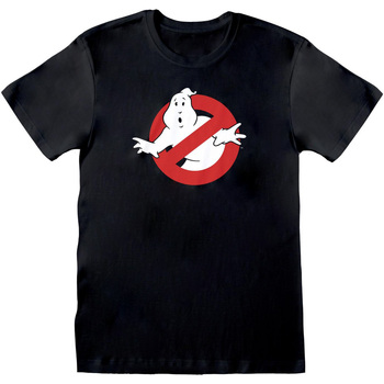 Textiel T-shirts met lange mouwen Ghostbusters  Zwart