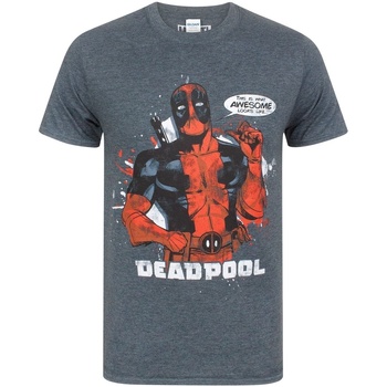 Textiel Heren T-shirts met lange mouwen Deadpool  Multicolour