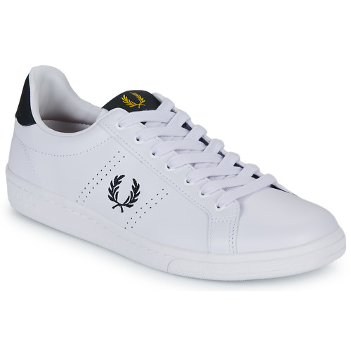 Schoenen Heren Lage sneakers Fred Perry B721 LEATHER Wit / Marine